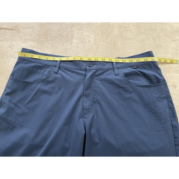 Travis Mathew Pants Mens Size 38x31 Blue Golf Chino Performance - Picture 4 of 6